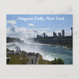 Postal de las cataratas del Niágara