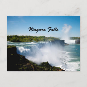 Postal de las cataratas del Niágara