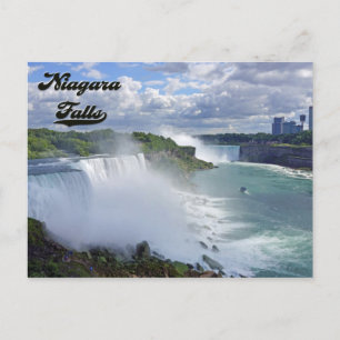 Postal de las cataratas del Niágara