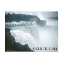 Postal de las cataratas del Niágara