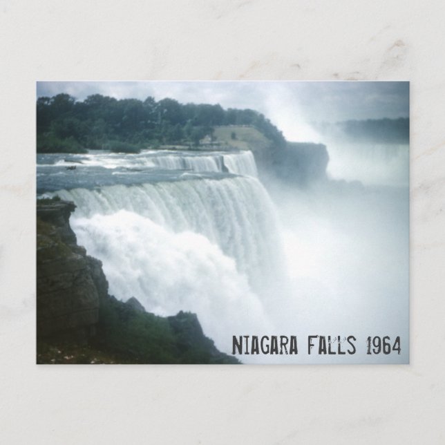 Postal de las cataratas del Niágara (Anverso)