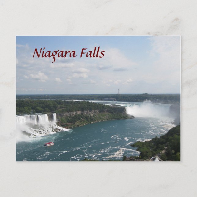 Postal de las Cataratas del Niágara (Anverso)