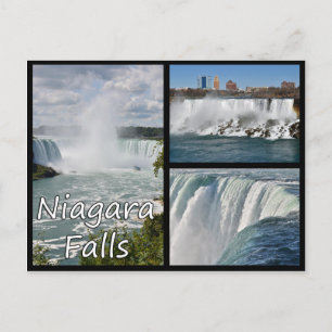 Postal de las cataratas del Niágara