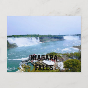 Postal de las cataratas del Niágara