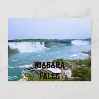 Postal de las cataratas del Niágara