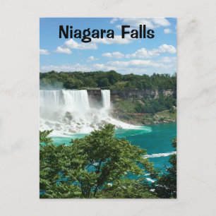 Postal de las cataratas del Niágara