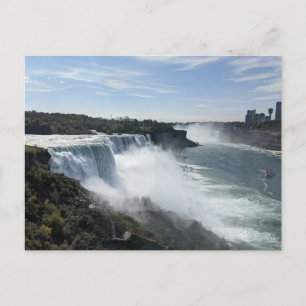 Postal de las cataratas del Niágara