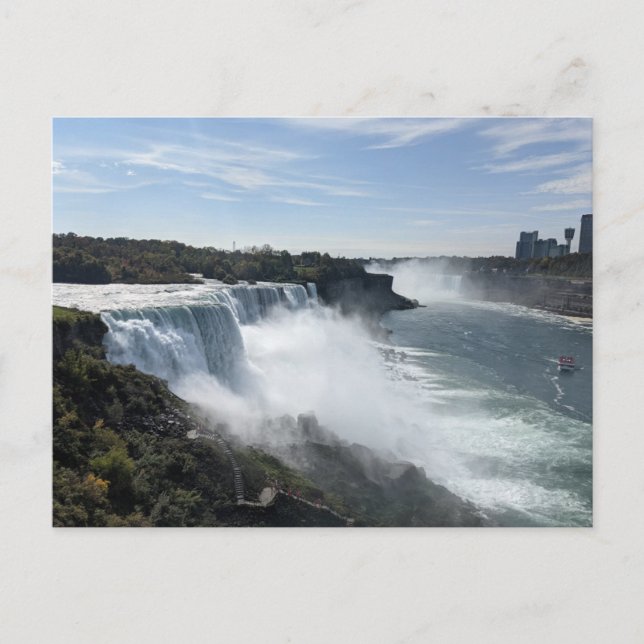 Postal de las cataratas del Niágara (Anverso)
