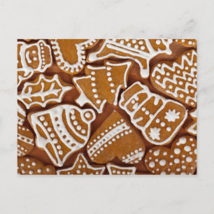 Postal de las cookies de Gingerbread