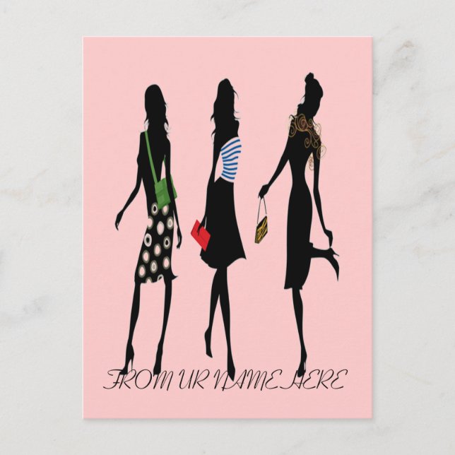 Postal de las DIVAS (Anverso)