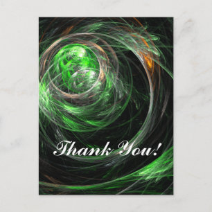 Postal de las gracias verdes del mundo