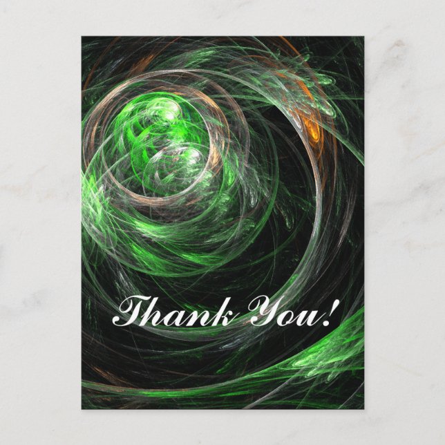 Postal de las gracias verdes del mundo (Anverso)