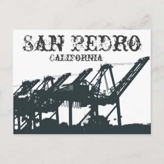 Postal de las grúas del puerto SP