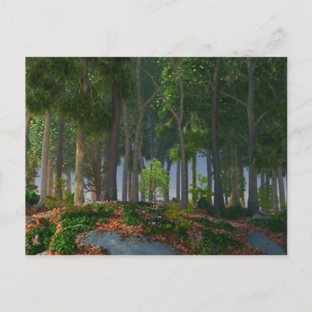 Postal de las hojas de verano (Anverso)