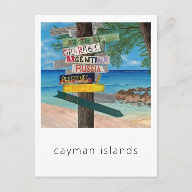 Postal de las Islas Caimán (Anverso)