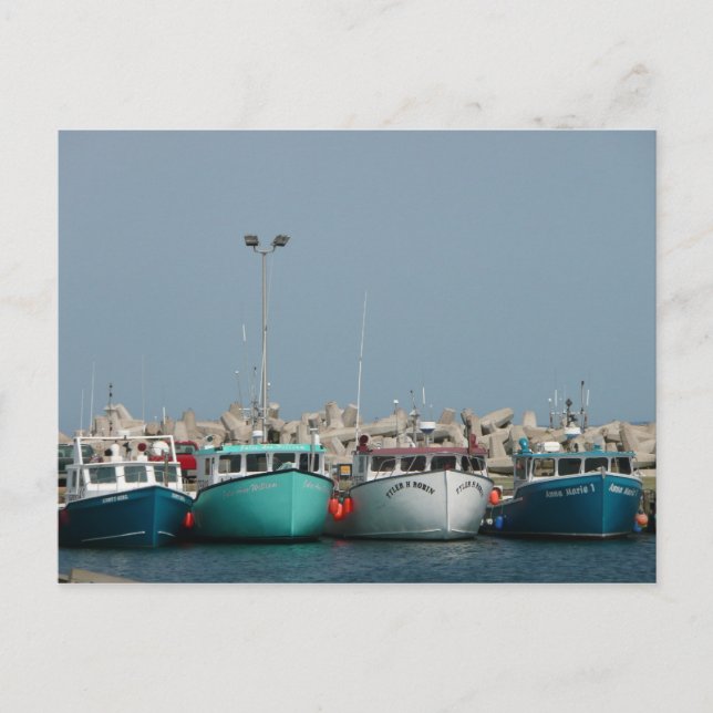 postal de las Islas Magdalen (Anverso)