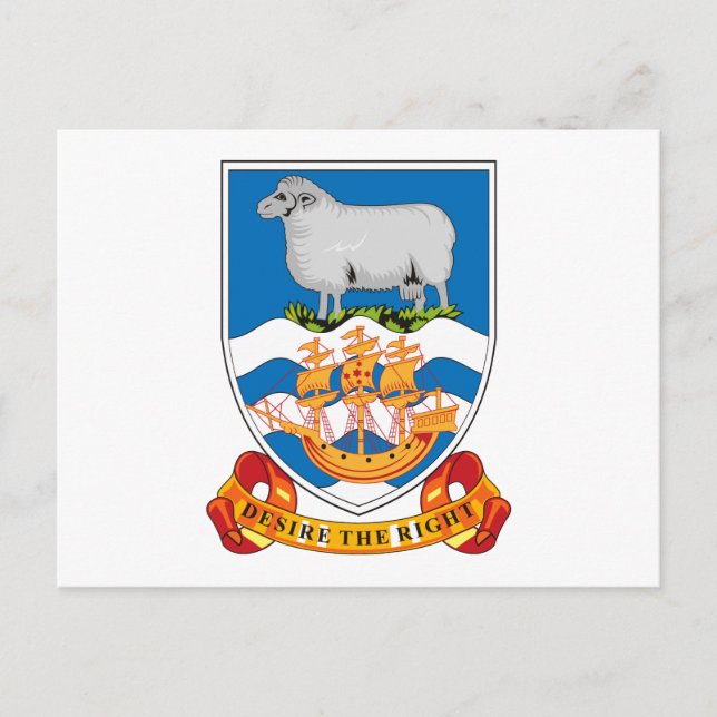 Postal de las Islas Malvinas (Anverso)