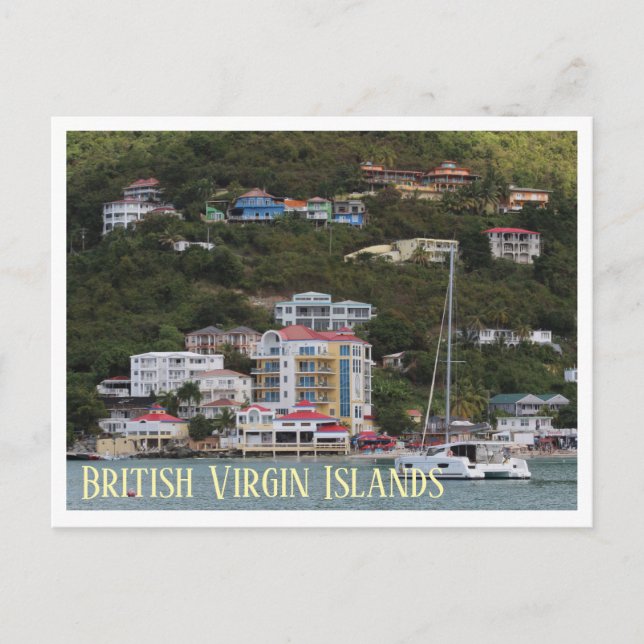 Postal de las Islas Vírgenes Británicas (Anverso)