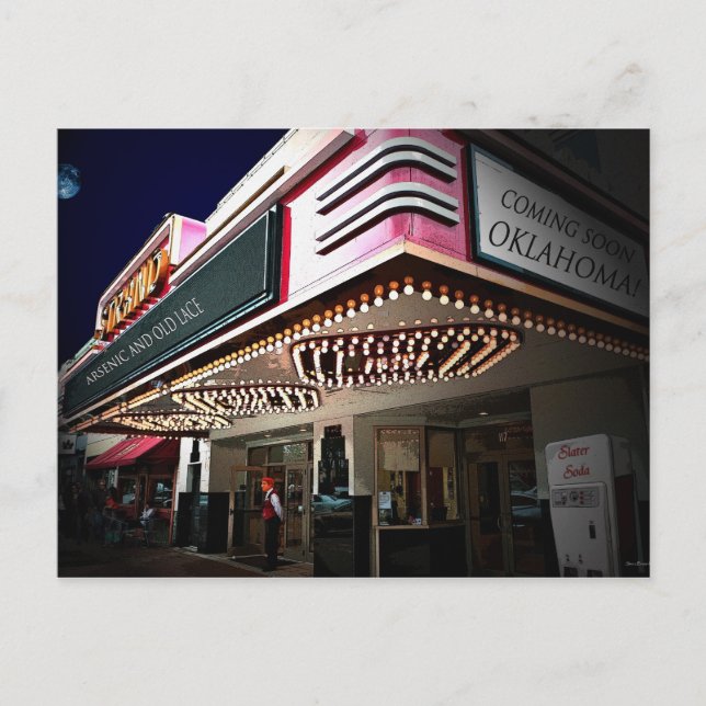 Postal de las luces de cine (Anverso)