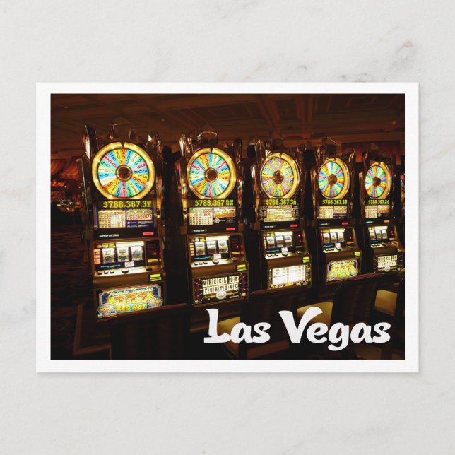 Postal de las máquinas tragaperras de Casino Las V (Anverso)
