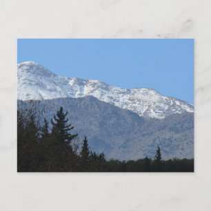 Postal de las Montañas Blancas con Nieve Toped