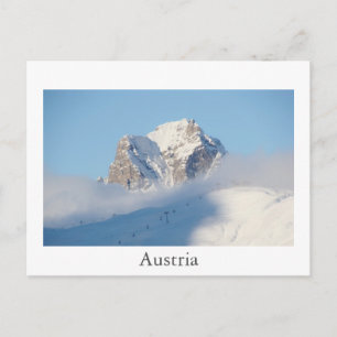 Postal de las montañas de Austria