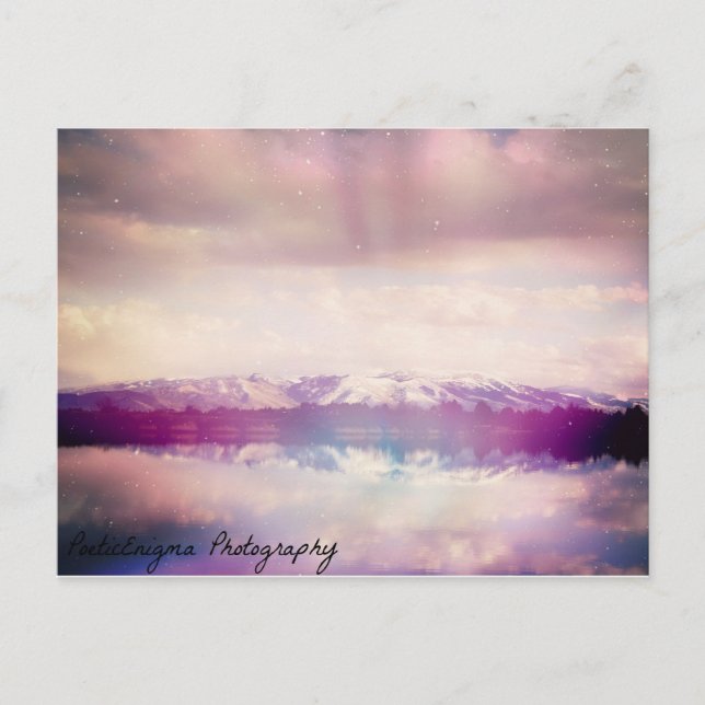 Postal de las montañas de Idaho (Anverso)