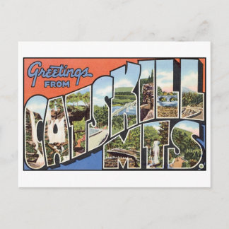 Postal de las Montañas Vintage Catskill