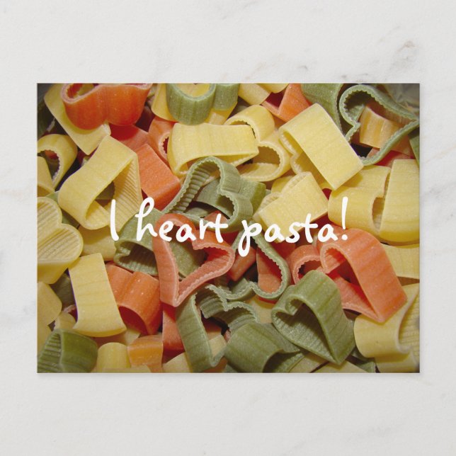 Postal de las PASTAS (Anverso)