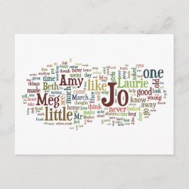 Postal de las pequeñas mujeres de Alcott