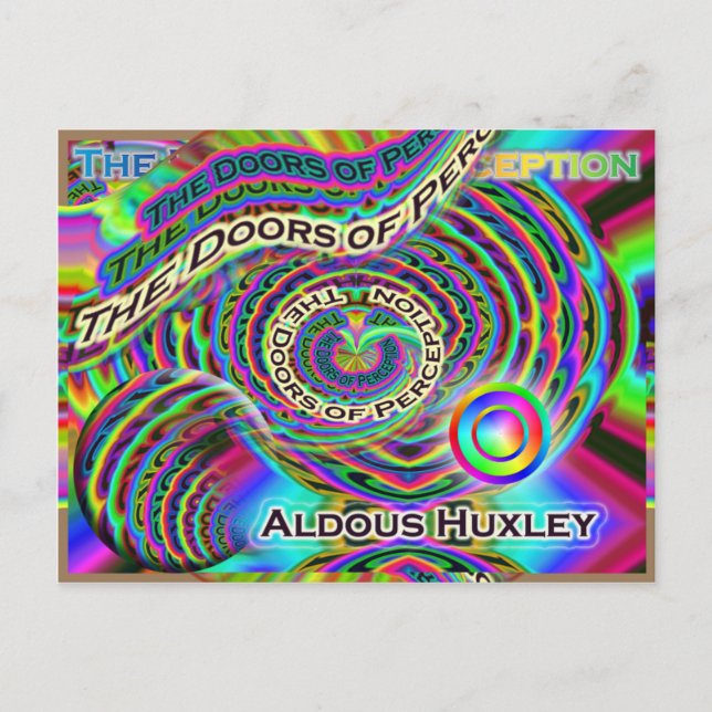 Postal de las puertas de la percepción (Anverso)