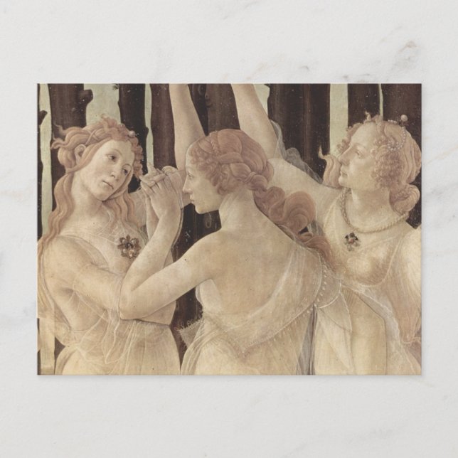 Postal de las tolerancias de Botticelli tres (Anverso)
