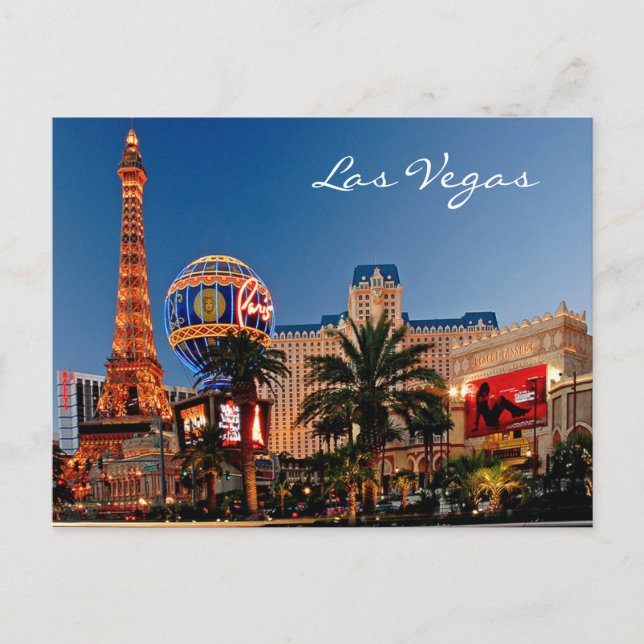 Postal de Las Vegas (Anverso)