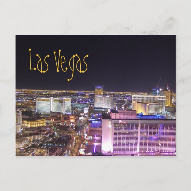 Postal de Las Vegas (Anverso)