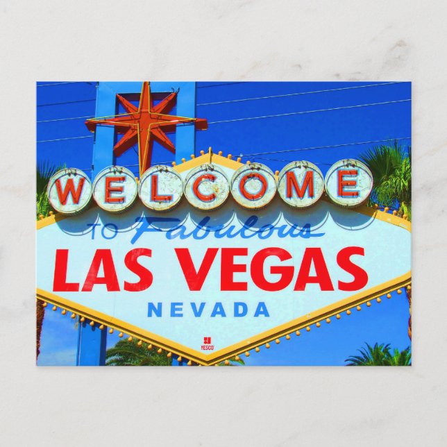 Postal de Las Vegas (Anverso)