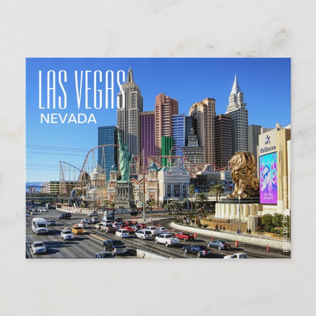 Postal de Las Vegas (Anverso)