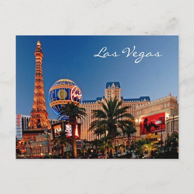 Postal de Las Vegas (Anverso)