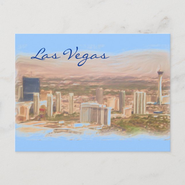 Postal de Las Vegas (Anverso)