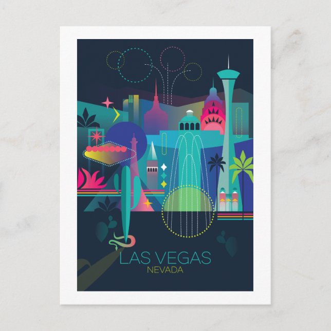 Postal de Las Vegas (Anverso)