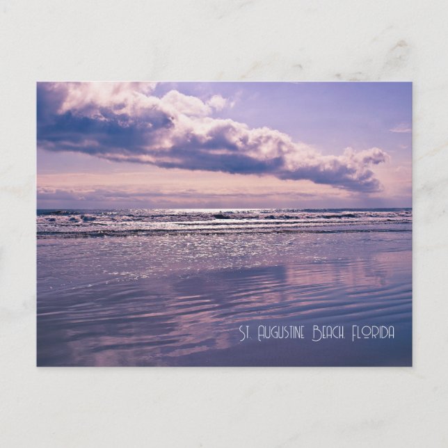 Postal de Lavender Ocean Sunrise (Anverso)