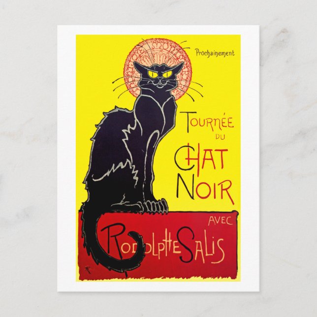 Postal de Le Chat Noir (Anverso)