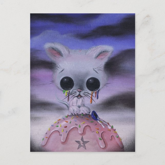 postal de leche derramada (Anverso)