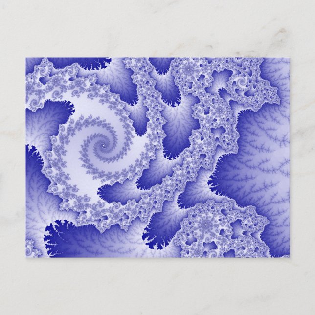 postal de lenguas azules (Anverso)