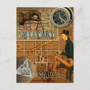 Postal de Lenormand de los caminos