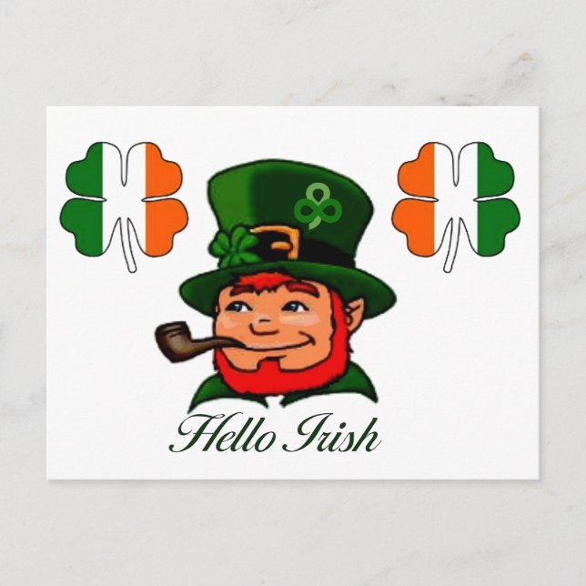 Postal de Leprechaun (Anverso)