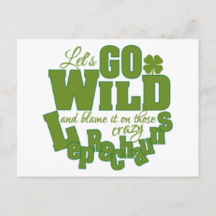 Postal de Leprechaun personalizado