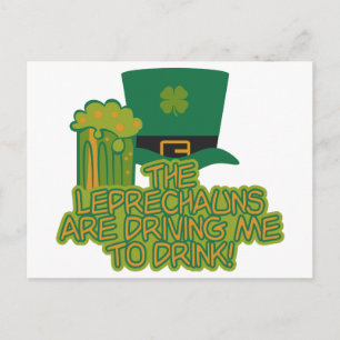Postal de Leprechaun personalizado