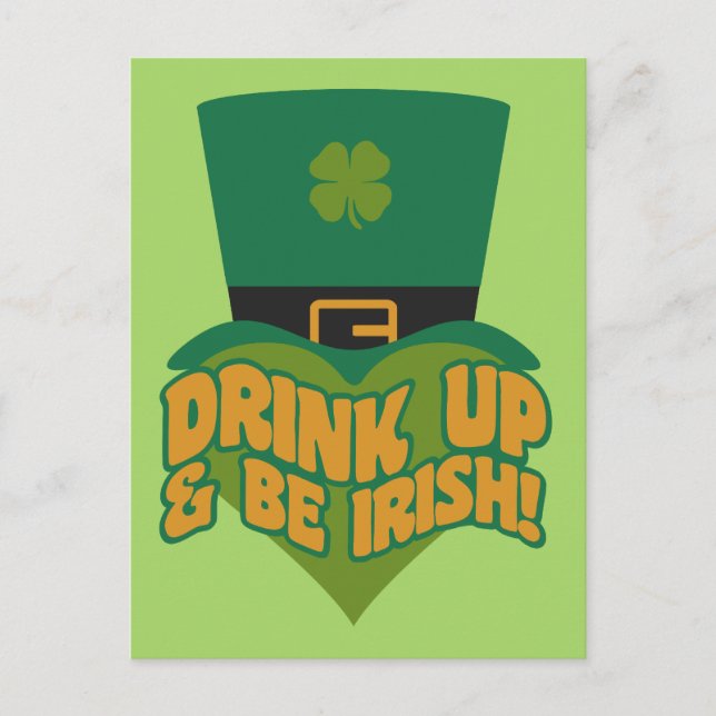 Postal de Leprechaun personalizado (Anverso)