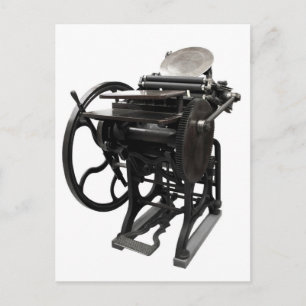 postal de letterpress 1888