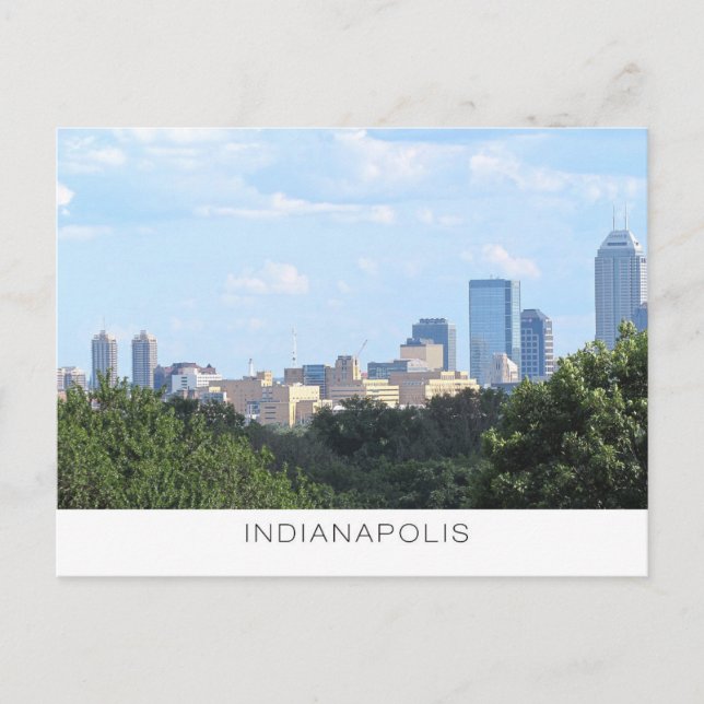 Postal de línea aérea de Indianapolis (Anverso)